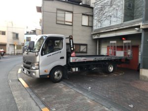 タワーパーキング内放置車自動車撤去